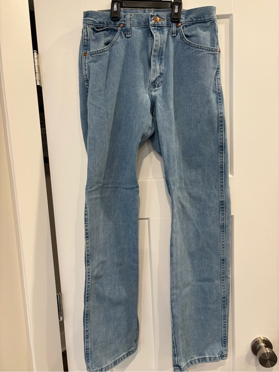 Wrangler Other - Wrangler Men's Straight Jeans in Light Blue Denim